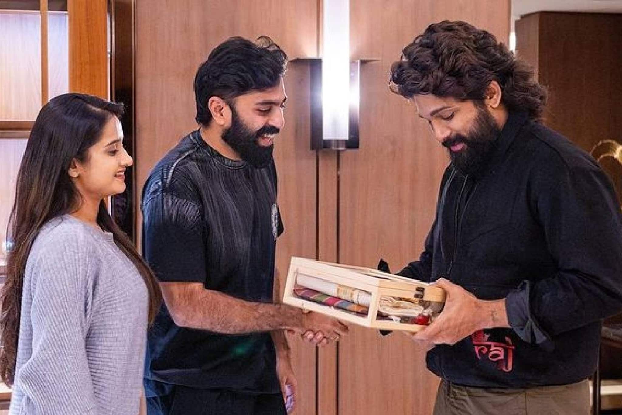 പൊന്നുംകിഴിയെക്കാൾ മൂല്യമുള്ളത്; ഗോവിന്ദ് പത്മസൂര്യയും ഗോപികയും അല്ലുവിന് നൽകിയ സമ്മാനം