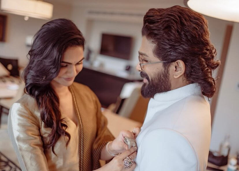  ഇപ്പോൾ താരത്തിന് ഇടക്കാല ജാമ്യം ലഭിച്ചിരിക്കുകയാണ്. അറസ്റ്റ് ചെയ്യാനായി പൊലീസ് താരത്തിന്റെ വീട്ടിലെത്തിയപ്പോൾ&#x200d; തന്റെ ഭാര്യ സ്നേഹ റെഡ്ഡിയെ താരം ആശ്വസിപ്പിക്കുന്ന വീഡിയോയാണ് ഇപ്പോൾ സോഷ്യൽ മീഡിയയിൽ വൈറലായിക്കൊണ്ടിരിക്കുന്നത്. ഈ പശ്ചാത്തലത്തിൽ വീണ്ടും ചർച്ചയാവുകയാണ് അല്ലുവിന്റെ ഭാര്യ സ്നേഹ റെഡ്ഡി.
