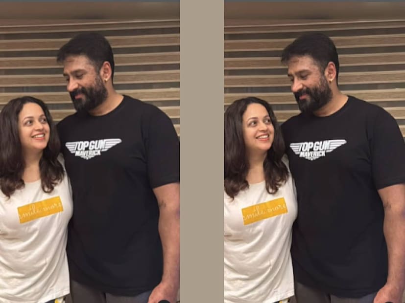 ഭർത്താവ് നവീനുമായി ചേർന്ന് നിൽക്കുന്ന ഭാവനയുടെ ചിത്രം. വർഷങ്ങൾ കഴിഞ്ഞതും, ആദ്യം കണ്ട ചോക്ലേറ്റ് ബോയ് ഇമേജ് മാറി, മുഖത്ത് അൽപ്പം കൂടി പക്വത കൈവന്ന നവീനിനെയാണ് ഭാവനയുടെ പുതിയ പോസ്റ്റിൽ കാണാൻ കഴിയുന്നത്. അഭിനയം വളരെ ചെറിയ പ്രായത്തിൽ തന്നെ തുടങ്ങിയതിനാൽ, തന്റെ ഇരുപതുകളുടെ അവസാനത്തിൽ തന്നെ സീനിയർ താരം എന്ന വിളിപ്പേരും ഭാവനയ്ക്ക് ലഭിച്ചു. തമിഴ് നടി തൃഷയുമായുള്ള രൂപസാദൃശ്യം കൊണ്ട് പലരും ഭാവന തൃഷയുടെ അനുജത്തിയാണ് എന്ന് തെറ്റിദ്ധരിച്ച് സമീപിച്ചിട്ടുണ്ട് എന്ന് ഭാവന ഒരിക്കൽ വെളിപ്പെടുത്തിയിരുന്നു 