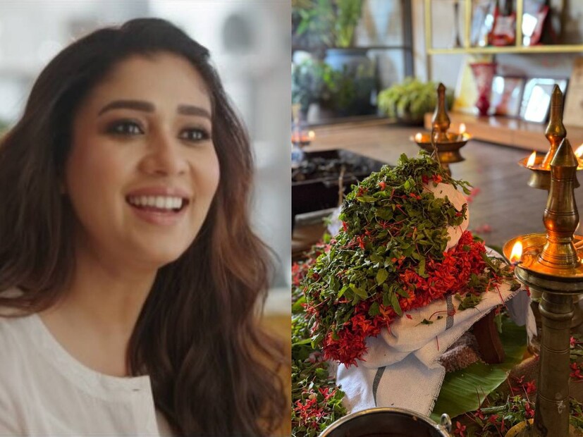 വലതു വശത്തു കാണുന്ന ചിത്രത്തിന് അകമ്പടിയായി കുടമാളൂർ ജനാർദ്ദനന്റെ ഓടക്കുഴൽ സംഗീതം മാത്രമേ കേൾക്കാനുള്ളൂ. ഭക്തിസാന്ദ്രമായ സംഗീതമാണ് നയൻസ് ഉൾപ്പെടുത്തിയിട്ടുള്ളത്. നാലുപാട് നിന്നും ആക്രമണം ഉണ്ടാകുന്ന സാഹചര്യത്തിൽ, നയൻ‌താര ഭക്തിമാർഗം സ്വീകരിച്ചതാകാം, അല്ലെങ്കിൽ മറ്റേതെങ്കിലും ചടങ്ങാകാം. നയൻ‌താര നിർമിക്കുന്ന ഭർത്താവ് വിഗ്നേഷ് ശിവന്റെ 'ലവ് ഇൻഷുറൻസ് കമ്പനി' എന്ന ചിത്രം അധികം വൈകാതെ തിയേറ്ററിലെത്തുന്നതിന്റെ കാത്തിരിപ്പിലാണ് നയൻ‌താരയും വിഗ്നേഷ് ശിവനും 