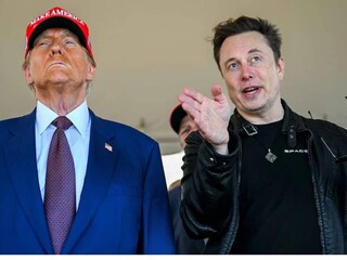 Donald Trump and Elon Musk