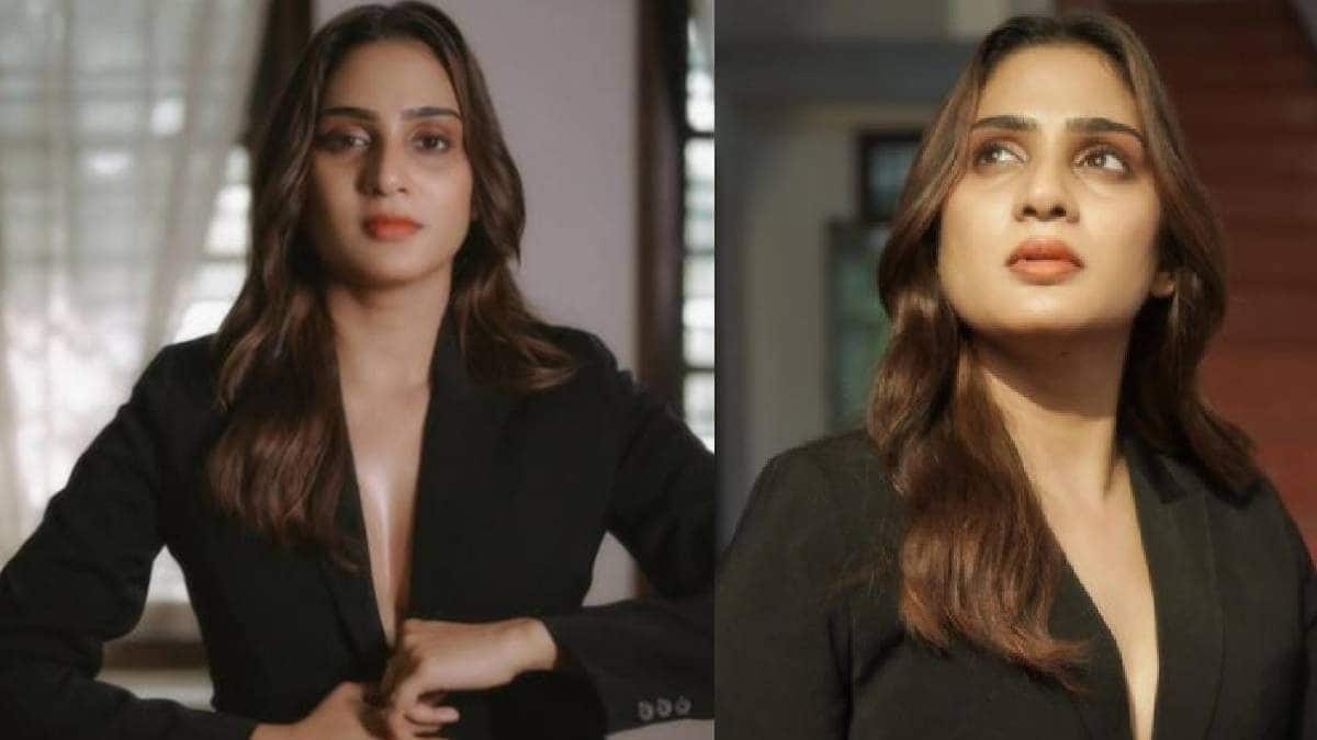 ബോൾ‌ഡ് ലുക്കിലെ ഫോട്ടോ ഷൂട്ടുമായി അദിതി രവി; വേണ്ട... വേണ്ടെന്ന് ...