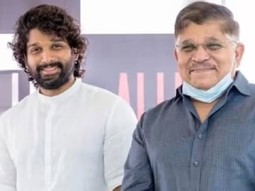 അല്ലു അർജുൻ പിതാവിനൊപ്പം 