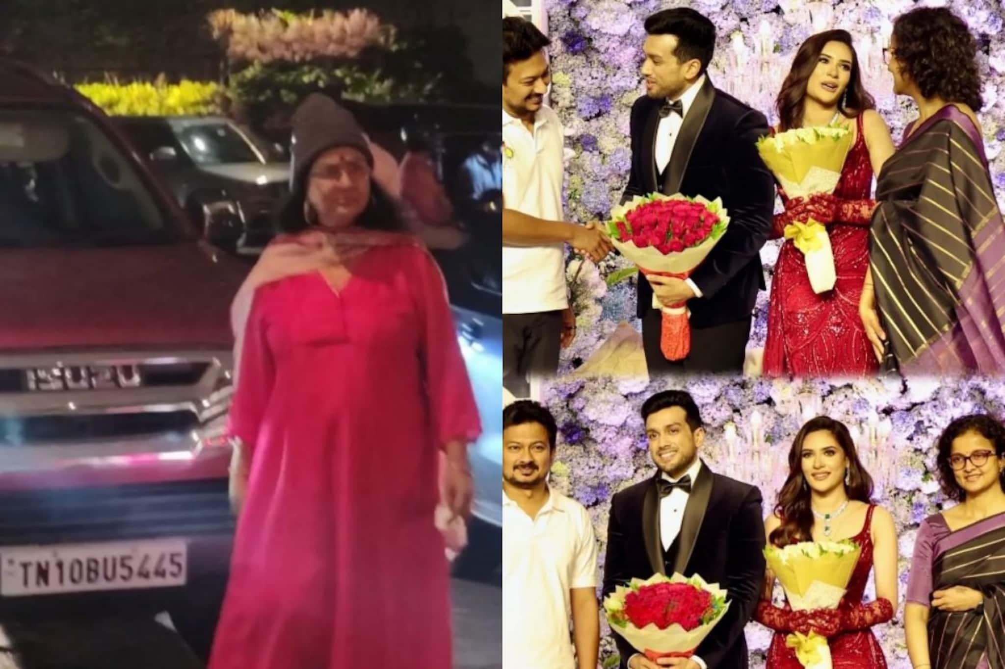 കാളിദാസ് ജയറാമിന്റെ വിവാഹ വിരുന്നിൽ ഉർവശി, ശോഭന, സുചിത്ര മോഹൻലാൽ, ജാക്കി ഷ്‌റോഫ്