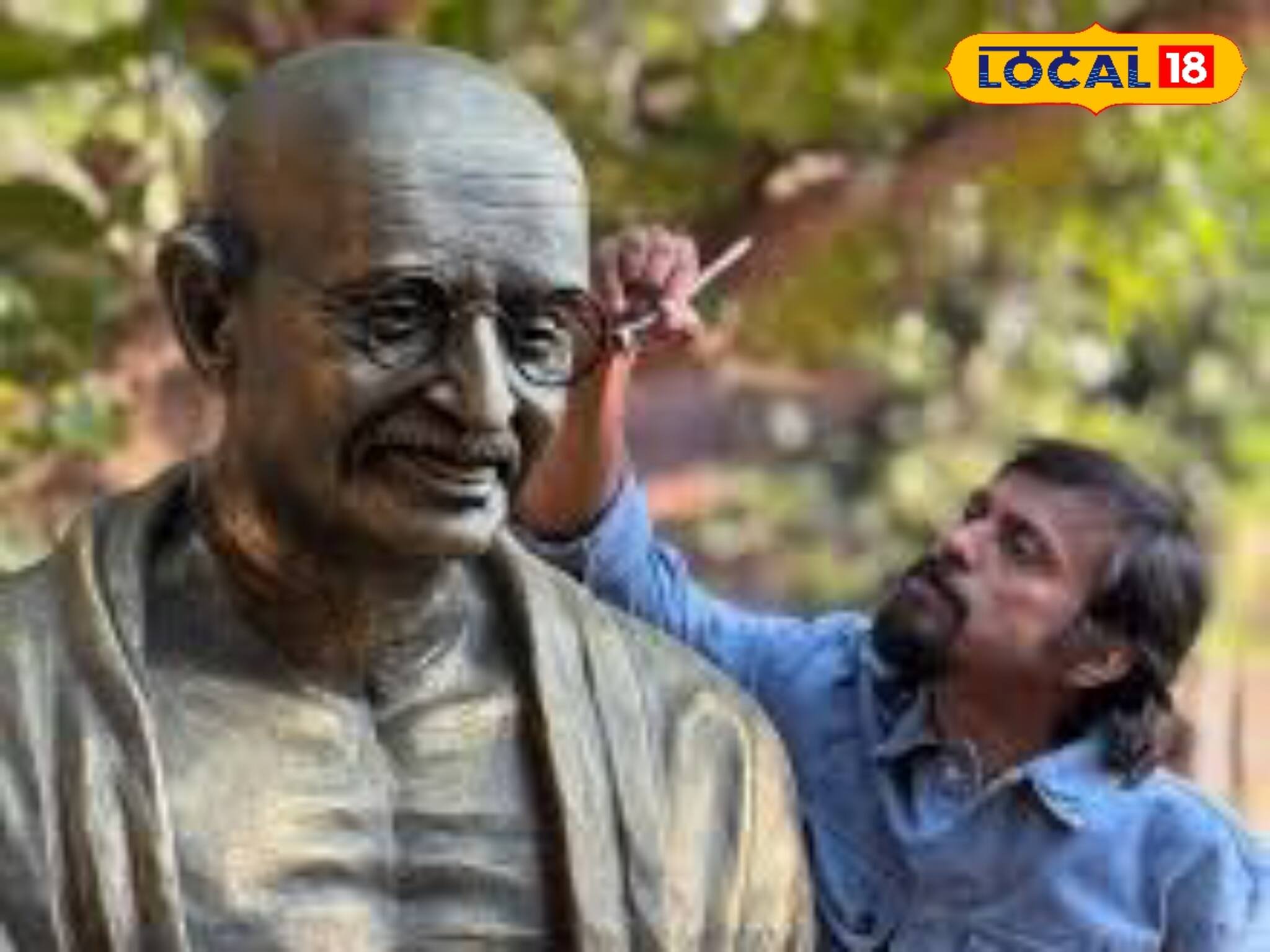 ഉണ്ണി കാനായി പിറവി നല്‍കിയ ഗാന്ധി ശില്‍പങ്ങള്‍, പറയാനുള്ളത് കേരളത്തിലെ ഏറ്റവും വലിയ ഗാന്ധി പ്രതിമയുടെ കഥ