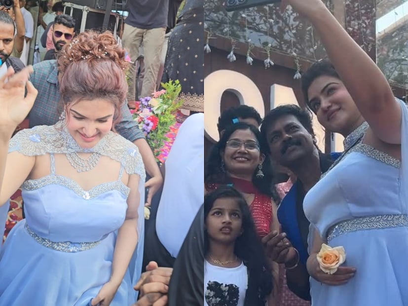 ഹണി റോസിന്റെ ഒപ്പം നിന്ന് സെൽഫി എടുക്കാൻ കൂടെക്കൂടിയ ആരാധകർ. നിലവിൽ ട്രെൻഡിങ് ആയുള്ള നിരവധി ഗാനങ്ങൾ ഹണി റോസിന് വേണ്ടി സ്റ്റെജിൽ പ്ളേ ചെയ്യപ്പെട്ടു. ഹണി ഉദ്‌ഘാടനം ചെയ്യുന്ന സമയം വരെ ചുറ്റും കൂടിയ കോളേജ് വിദ്യാർത്ഥിനികൾ കൗണ്ട്ഡൗൺ നടത്തിയിരുന്നു. ആ കൗണ്ട്ഡൗണിനിടെയാണ് ഹണി റോസ് എത്തിച്ചേർന്നതും. ഹണിയുടെ പുതിയ ഉദ്‌ഘാടനത്തിന്റെ ദൃശ്യങ്ങൾ സോഷ്യൽ മീഡിയയിൽ വൈറലായാണ്