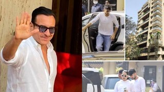 സെയ്ഫ് അലി ഖാൻ വീട്ടിലെത്തിയപ്പോൾ; പിതാവിനെ സന്ദർശിക്കാനെത്തിയ ഇബ്രാഹിമും സാറയും ആശുപത്രിയിൽ