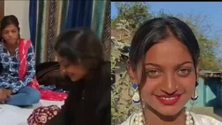 നിലത്തിരുന്ന് അക്ഷരം പഠിക്കുന്ന മൊണാലിസ 