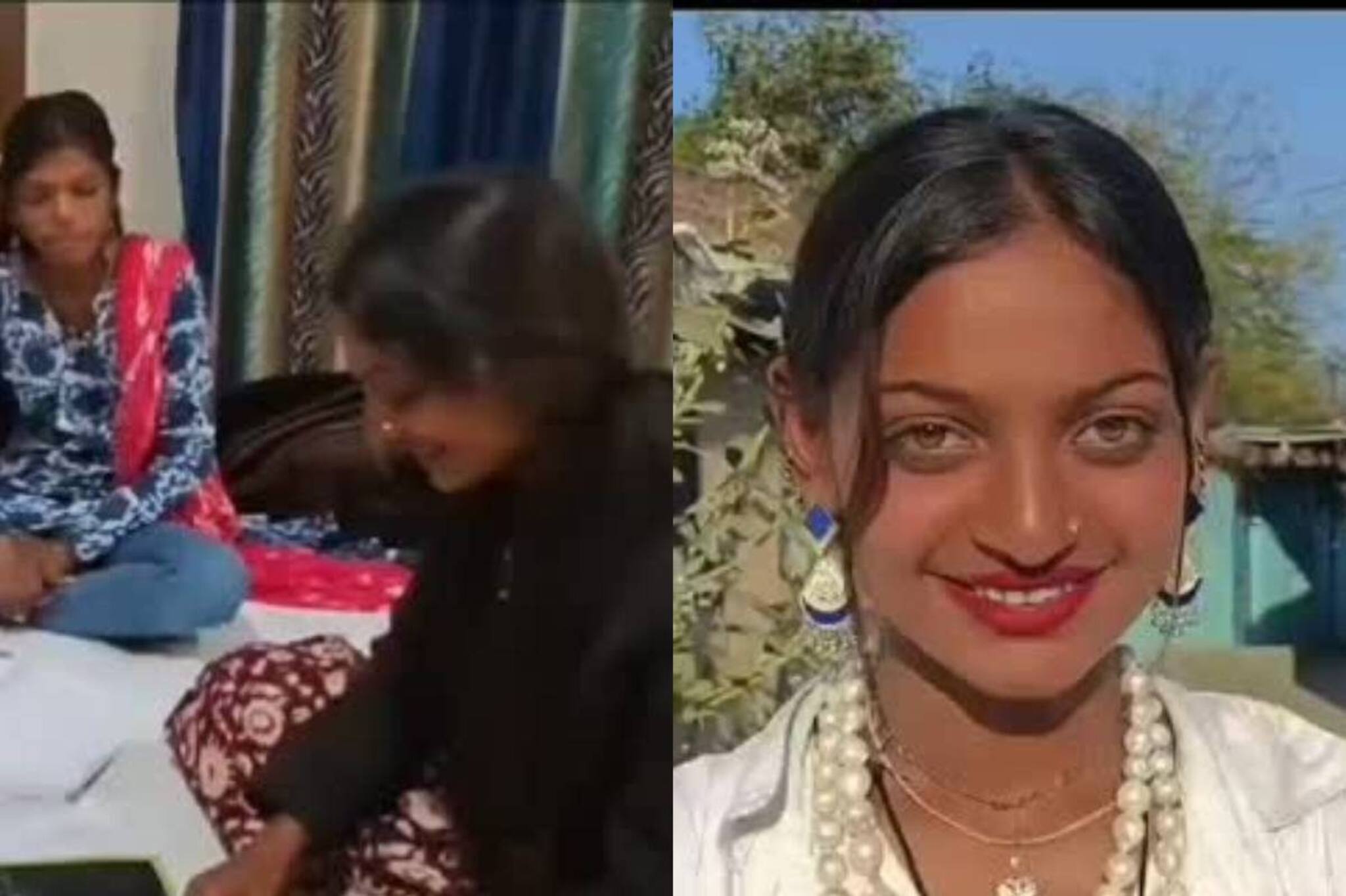 അ, ആ ,ഇ ,ഈ, ഉ, ഊ... വൈറൽ മൊണാലിസ നിലത്തിരുന്ന് എഴുതാനും വായിക്കാനും പഠിക്കുന്ന വീഡിയോ തരംഗമാവുന്നു