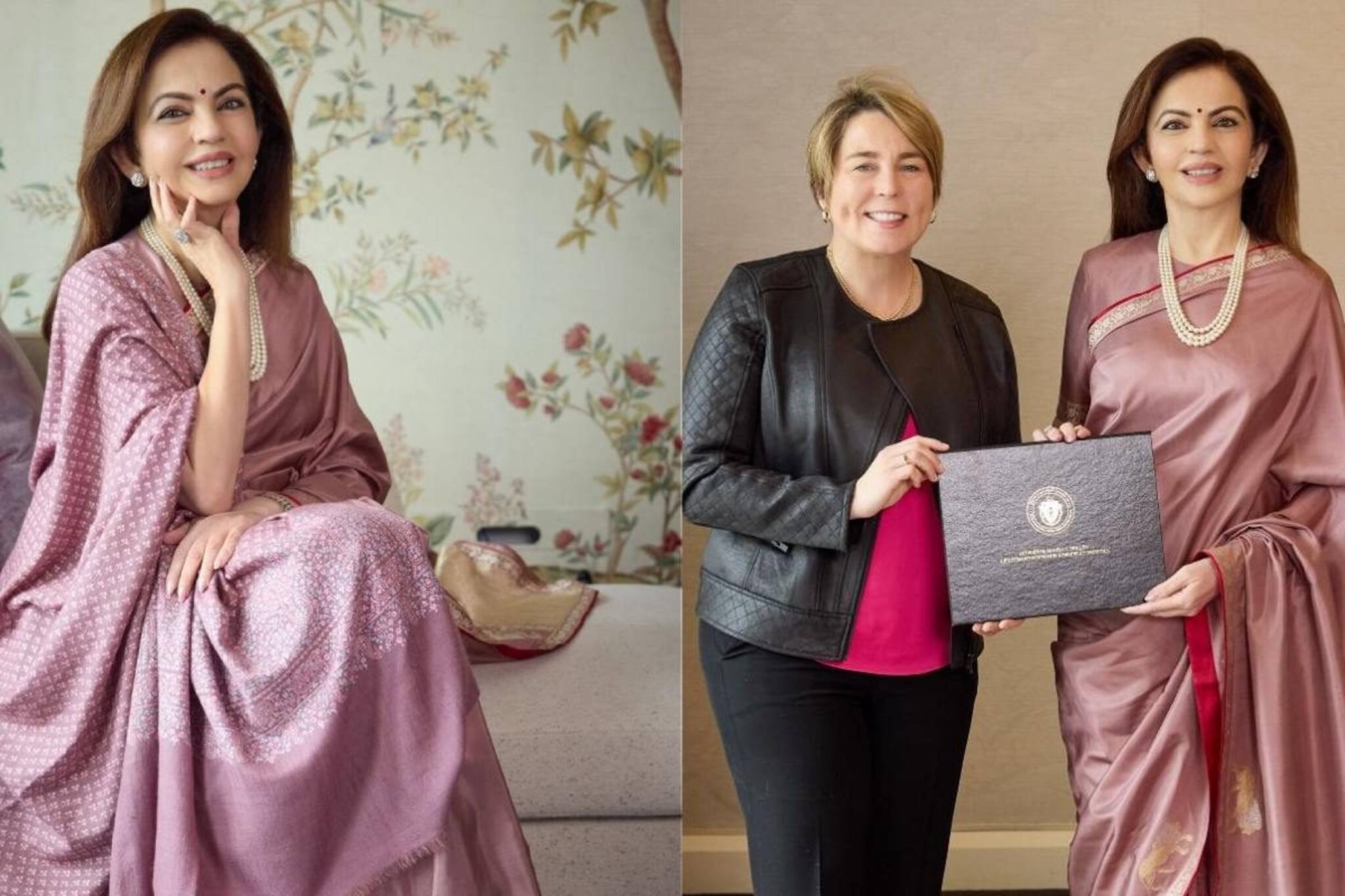 നിത അംബാനിക്ക് മസാച്യുസെറ്റ്‌സ് ഗവർണറുടെ വിശിഷ്ട പുരസ്‌കാരം