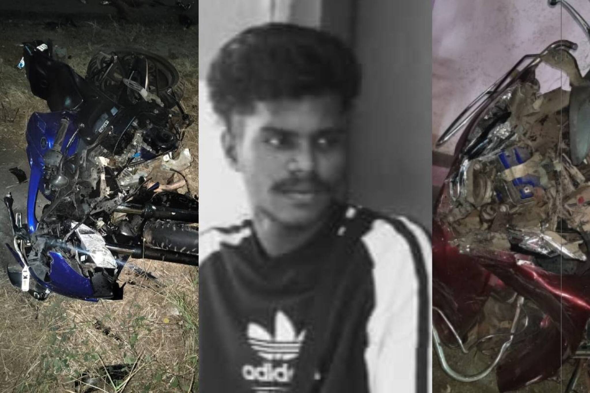 രണ്ട് ബൈക്കുകൾ കൂട്ടിയിടിച്ച് ഒരാൾ മരിച്ചു; അഞ്ച് പേർ ഗുരുതരാവസ്ഥയിൽ