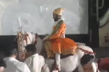വിക്കി കൗശലിന്റെ ചിത്രം കാണാൻ 'മഹാരാജാവായി' കുതിരപ്പുറത്തെത്തി ആരാധകൻ; വൈറലായി 'ഛാവ' തിയേറ്റർ വീഡിയോ