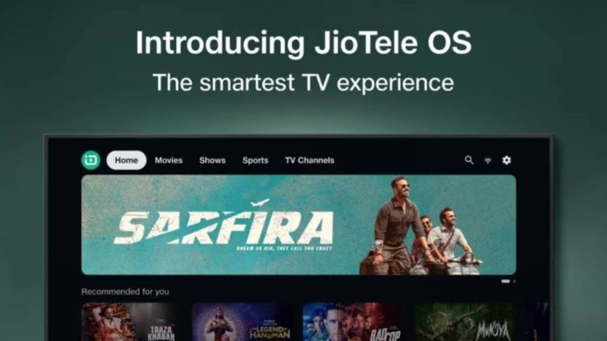 ജിയോ ടെലിഒഎസ്; എല്ലാ സ്മാര്‍ട്ട് ടിവികള്‍ക്കുമായുള്ള ഓപ്പറേറ്റിങ് സിസ്റ്റം അവതരിപ്പിച്ച് ജിയോ