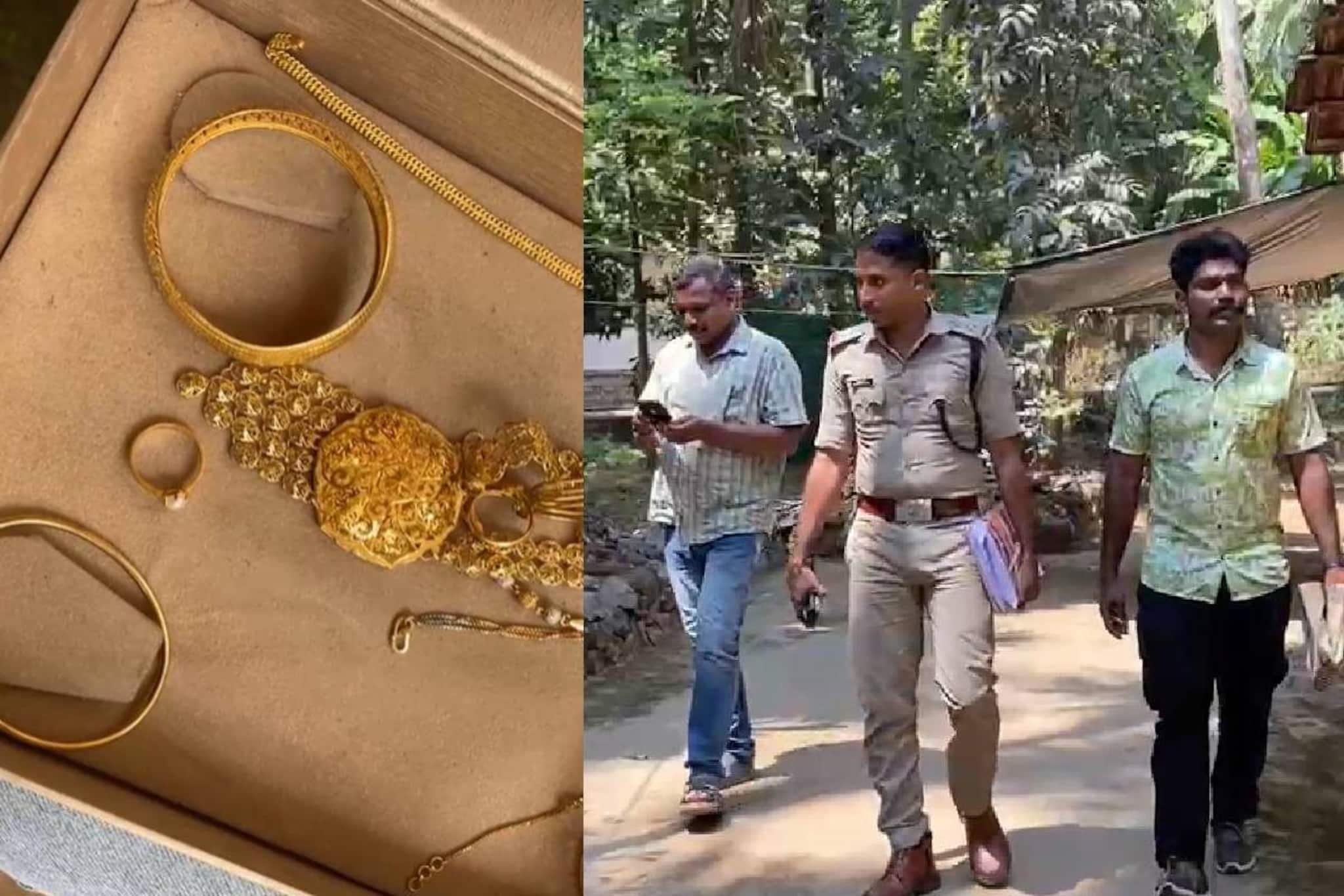 കോഴിക്കോട് ആളില്ലാത്ത വീടിന്റെ ഓടിളക്കി മോഷ്ടിച്ച സ്വർണാഭരണങ്ങളിൽ ഒന്നൊഴികെ തിരികെ കൊണ്ടിട്ട് കള്ളൻ