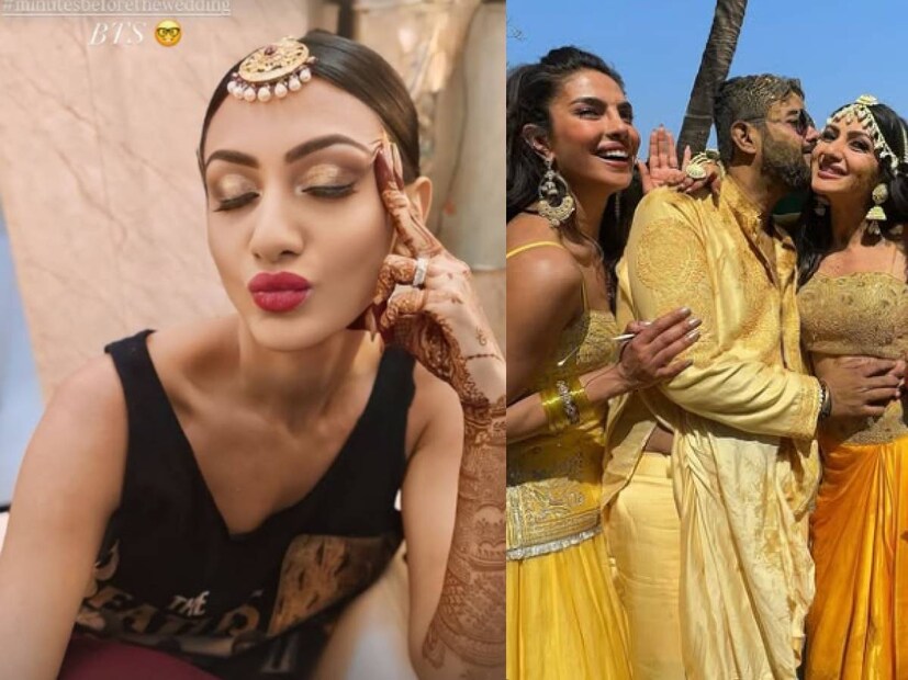 Priyanka Chopra, neelam upadhyaya, Siddharth Chopra, Siddharth neelam wedding , Priyanka Chopra's sister-in-law, Priyanka Chopra's sister-in-law skin allergy, neelam upadhyaya skin allergy, haldi allergy priyanka sis in law, nick jonas, haldi allergy, viral , buzz, പ്രിയങ്ക ചോപ്ര ,സിദ്ധാര്&#x200d;ത്ഥ് ചോപ്ര,നീലം ഉപധ്യായ ,സിദ്ധാര്&#x200d;ത്ഥ് ചോപ്രയുടെ വിവാഹം , ഹൽദി ,ഹൽദി ചടങ്ങിന്റെ ആഫ്റ്റര്&#x200d; എഫക്ട്, സ്കിൻ അലർജി, വിവാഹം കഴിഞ്ഞിട്ട് ദിവസങ്ങൾ മാത്രം