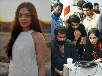 അഹാന കൃഷ്ണ, നാൻസി റാണി സെറ്റിൽ നിന്നും