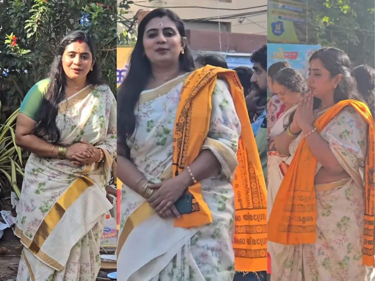 Nila Nambiar: ആറ്റുകാലമ്മയ്ക്ക് പൊങ്കാലയർപ്പിച്ച് നിള നമ്പ്യാർ|Nila Nambiar  offers Attukal Pongala 2025 video goes viral | Buzz - News18 Malayalam