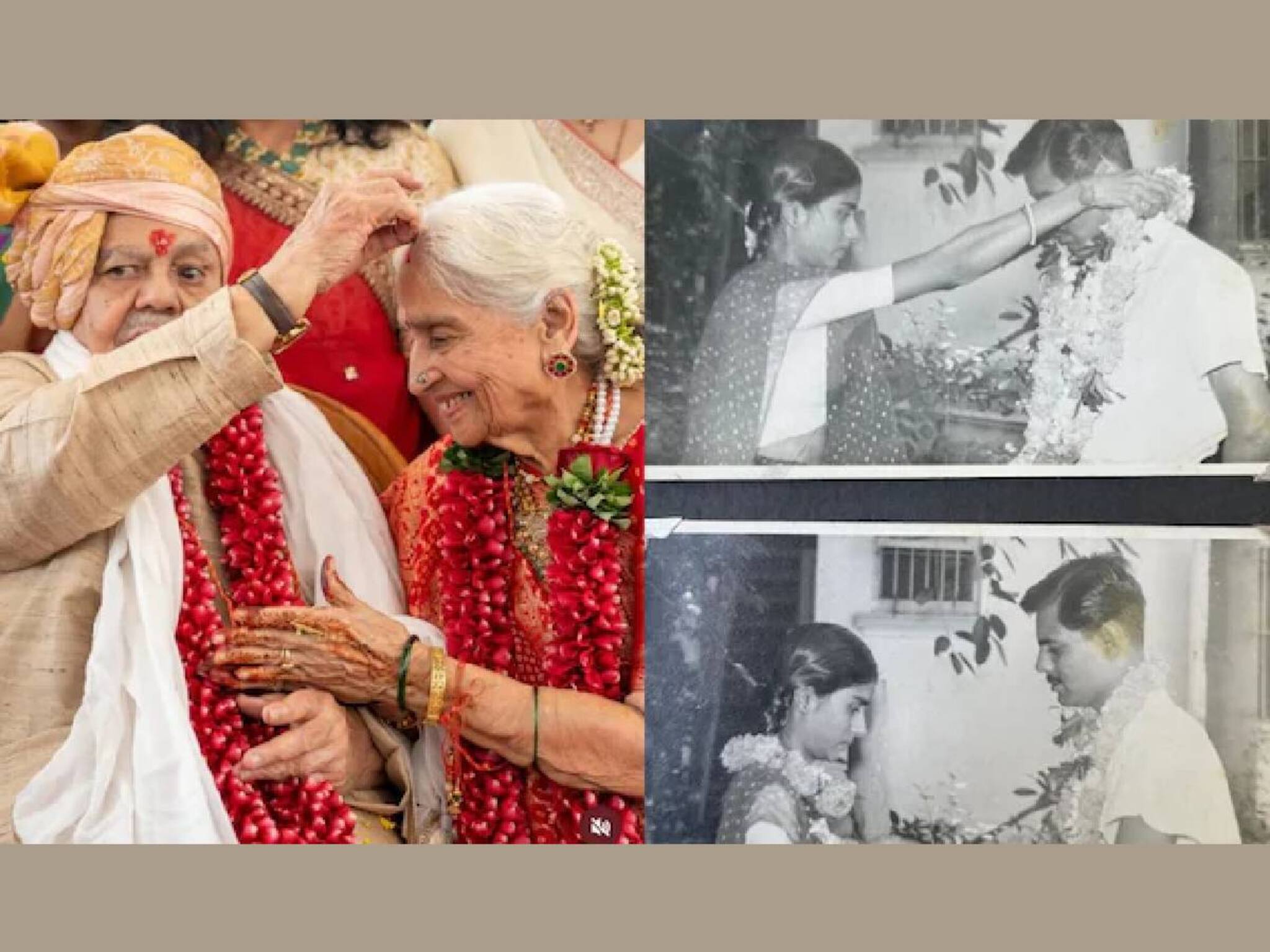 64 വര്‍ഷം മുമ്പ് ഒളിച്ചോടിയ ദമ്പതികള്‍  വിവാഹിതരായി; ആഘോഷത്തിന് നേതൃത്വം നല്‍കിയത് മക്കളും പേരക്കുട്ടികളും