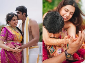 Diya Krishna | ആറു മാസം മുൻപ് വധുവായി ഒരുങ്ങിയ ദിയ; ഇന്ന് അഞ്ചാം മാസത്തിൽ തമിഴ് പൊണ്ണായി തിളങ്ങുന്നു