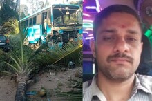 ഓട്ടത്തിനിടെ ബസ് ഡ്രൈവർ കുഴഞ്ഞുവീണു മരിച്ചു; ബസ് കലുങ്കിലും തെങ്ങിലും ഇടിച്ച് നിന്നു