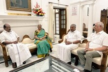 സാമ്പത്തിക പ്രതിസന്ധിക്കിടെ കേന്ദ്രമന്ത്രി നിർമലാ സീതാരാമനുമായി മുഖ്യമന്ത്രി കേരള ഹൗസിൽ കൂടിക്കാഴ്ച നടത്തി