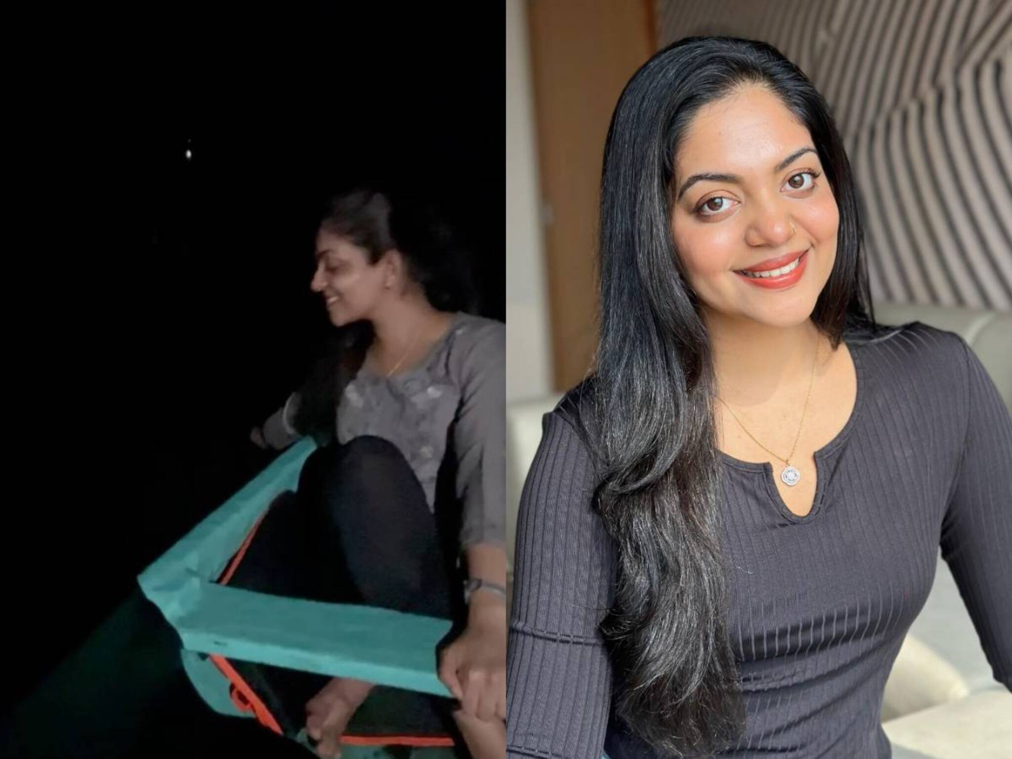 Ahaana Krishna | രാത്രിയുടെ നിശബ്ദതയിൽ സ്വപ്നം കയ്യെത്തിപ്പിടിച്ച്‌ അഹാന കൃഷ്ണ; സന്തോഷവുമായി താരം