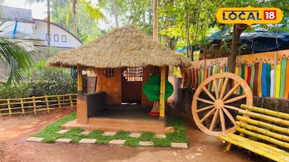 കുരുന്നുകൾ നിർമ്മിച്ച മണ്ണ് വീട് 