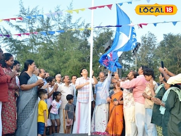 ബ്ലു ഫ്ലാഗ് ​ചാ​ല്‍ ബീ​ച്ചി​ല്‍  ഉ​യ​ര്‍ത്തി മന്ത്രി പി എ മുഹമ്മദ് റിയാസ്