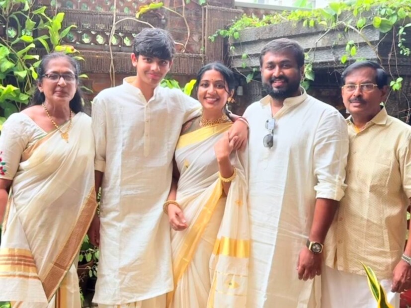 നവ്യയുടെ കൂടെ യാത്ര പോകാനും, പിറന്നാൾ ആഘോഷിക്കാനും എല്ലാം രാഹുൽ കൂടിയുണ്ട്. അതുപോലെ തന്നെയാണ് ഇവരുടെ അച്ഛനമ്മമാരും. മക്കൾക്ക് ഈ പ്രായത്തിലും താങ്ങും തണലുമായി അമ്മ വീണയും അച്ഛൻ രാജുവും കൂടെയുണ്ടാകും. കുറച്ചു വർഷങ്ങൾക്ക് മുൻപ് രാഹുൽ വിവാഹിതനായിരുന്നു. അന്നും എല്ലാത്തിനും മുന്നിൽ നിന്നത് നവ്യാ നായർ ആയിരുന്നു. എന്നാൽ, കുറച്ചു കാലമായി രാഹുലിന്റെ കൂടെ അദ്ദേഹത്തിന്റെ ഭാര്യയെ കാണാത്തതിൽ പലരും ആശങ്ക പ്രകടിപ്പിച്ചിരുന്നു. നവ്യയുടെ ഭർത്താവ് സന്തോഷ് മേനോനും താരത്തിന്റെ ഒപ്പം ഉണ്ടാവാറില്ല (തുടർന്ന് വായിക്കുക)