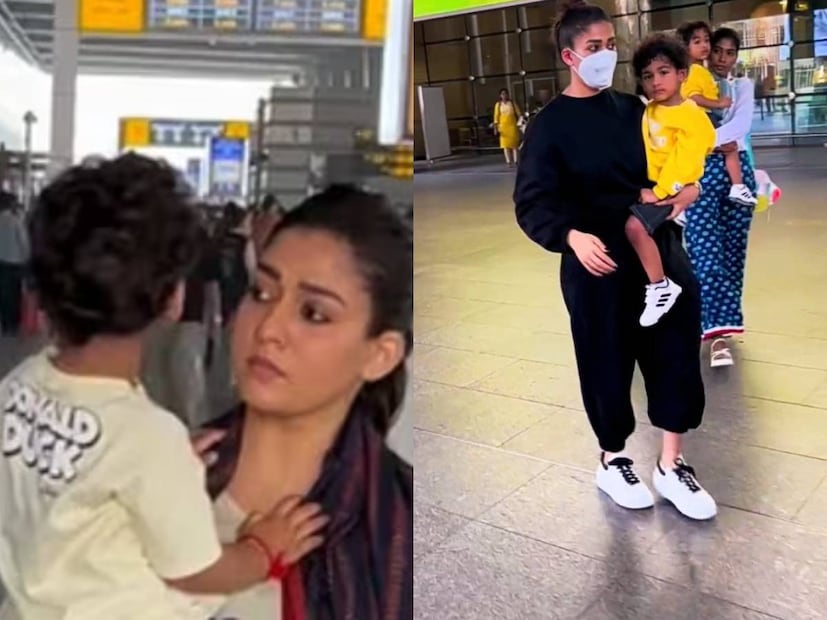 ഉത്തരവാദിത്തത്തിന്റെ കാര്യത്തിൽ അച്ഛന്മാരെക്കാൾ പലപ്പോഴും അമ്മമാർക്ക് ആകും ചുമതല കൂടുതൽ എന്ന തത്വത്തിന് സാധാരണക്കാർ എന്നോ താരങ്ങൾ എന്നോ വ്യത്യാസമില്ല. നടി നയൻ‌താരയെ (Nayanthara) സംബന്ധിച്ചും അതുതന്നെയാണ് സ്ഥിതിവിശേഷം. രണ്ടു കുഞ്ഞുങ്ങളുടെ, അതും ഇരട്ടക്കുട്ടികളുടെ അമ്മയാണ് ഇനി ആരും ലേഡി സൂപ്പർസ്റ്റാർ എന്ന് വിളിക്കരുത് എന്ന് എല്ലാവരോടും പറഞ്ഞ നയൻ‌താര. കഴിഞ്ഞ ദിവസവും ഈ ഉത്തരവാദിത്തം എല്ലാവരും കണ്ടിരുന്നു. മക്കളായ ഉയിർ, ഉലകം എന്നിവരെയും കൊണ്ട് എയർപോർട്ടിൽ എത്തിയ നയൻ‌താരയുടെ ദൃശ്യങ്ങൾ വൈറലായി
