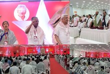 പാർട്ടി കോൺഗ്രസിൽ പലസ്തീന് ഐക്യദാർ‌ഢ്യം; കഫിയ അണിഞ്ഞ് സിപിഎം പ്രതിനിധികൾ