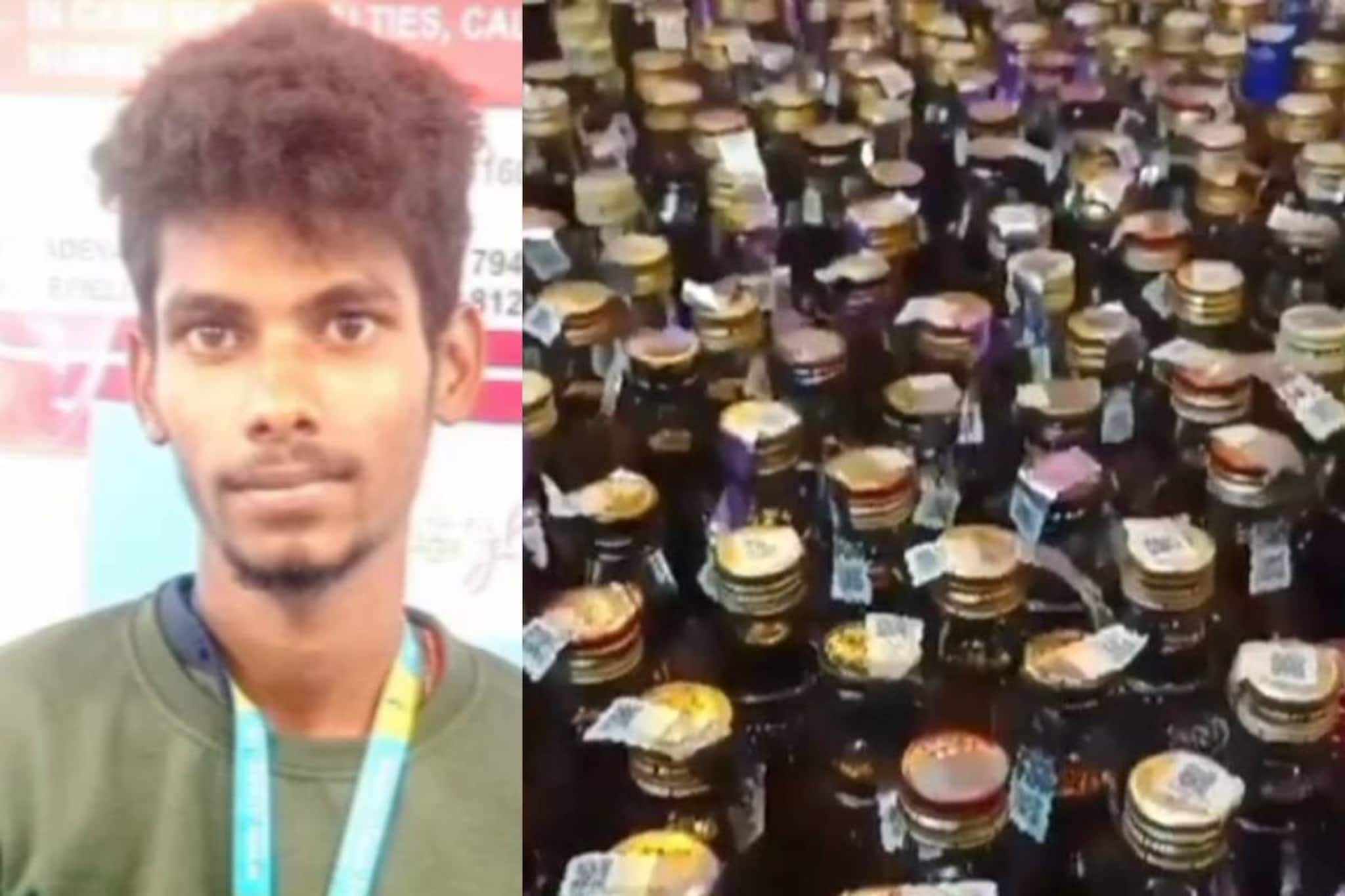 സുഹൃത്തുമായി 10,000 രൂപ ബെറ്റ് വച്ച് 5 കുപ്പി മദ്യം വെള്ളം ചേർക്കാതെ അകത്താക്കിയ 21കാരന് ദാരുണാന്ത്യം