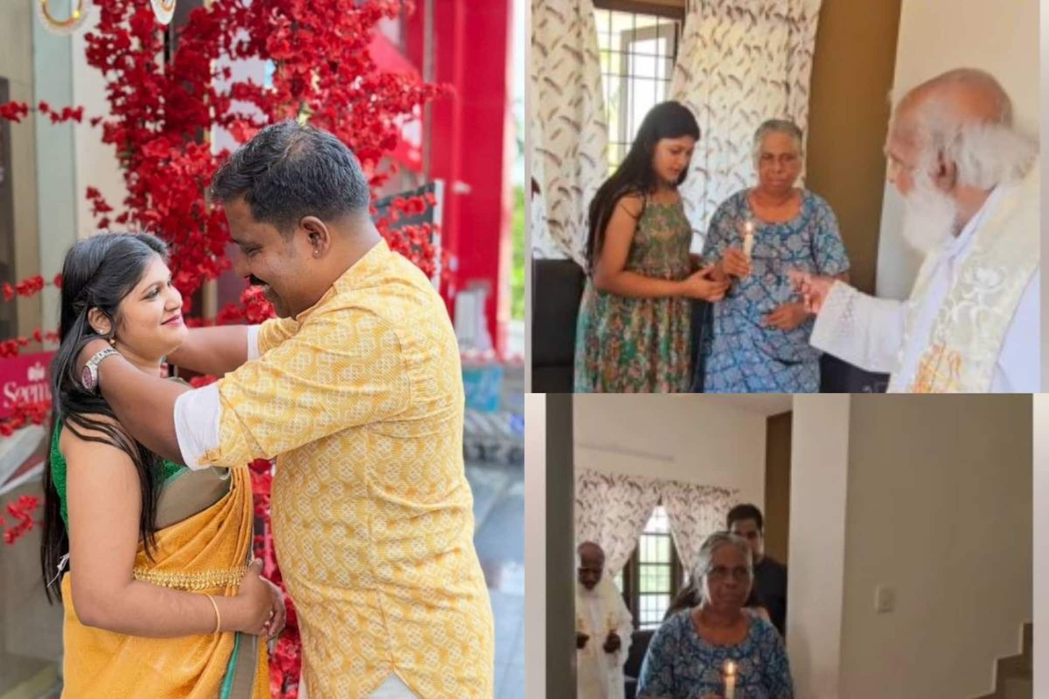 Achayan | സർപ്രൈസ് താലികെട്ട് നടത്തിയ അച്ചായനും ഭാര്യ ആതിരയ്ക്കും പുത്തൻ വിശേഷം; മെഴുതിരി തെളിച്ച് അമ്മ