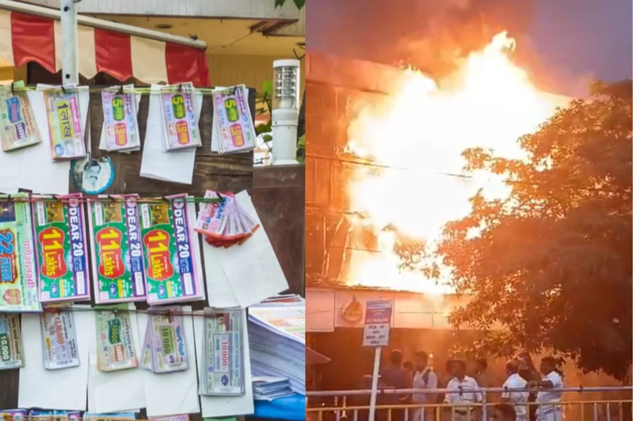 അഞ്ച് മണിക്ക് ഒരു കോടിയുടെ ഭാ​ഗ്യസമ്മാനം തേടിയെത്തി; അഞ്ച് മിനിറ്റ് കഴിഞ്ഞ് ഭീകര തീപിടിത്തവും; ലോട്ടറി ഏജന്റിന്റെ വ