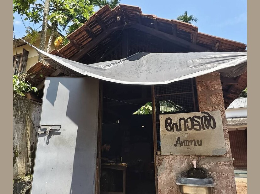 എന്നോ ഓടുമേഞ്ഞ, അതിനു കീഴെ മഴവെള്ളം ചോർന്നൊലിക്കാതിരിക്കാനാവും, ഒരു ഷീറ്റ് വലിച്ചു കെട്ടിയ നാടൻ വഴികളിൽ എവിടെയോ ഉള്ള ഒരു ഹോട്ടലിലാണ് താരസുന്ദരി. ചുമരുകളിൽ പൂശിയ പാടുപോലുമില്ല. അകത്തു സുഖകരമായി ചാരിക്കിടക്കാൻ പാകത്തിനുള്ള കുഷൻ സോഫയുമില്ല. ഇവിടെ നിന്നും ഭക്ഷണം കഴിക്കാൻ അവർ ഇഷ്‌ടപ്പെടുന്നു. അങ്ങനെ കിട്ടിയ ഒരവസരത്തിൽ ആ ചിത്രങ്ങൾ അവർ തന്റെ പേജിൽ എത്തിച്ചു (തുടർന്ന് വായിക്കുക)