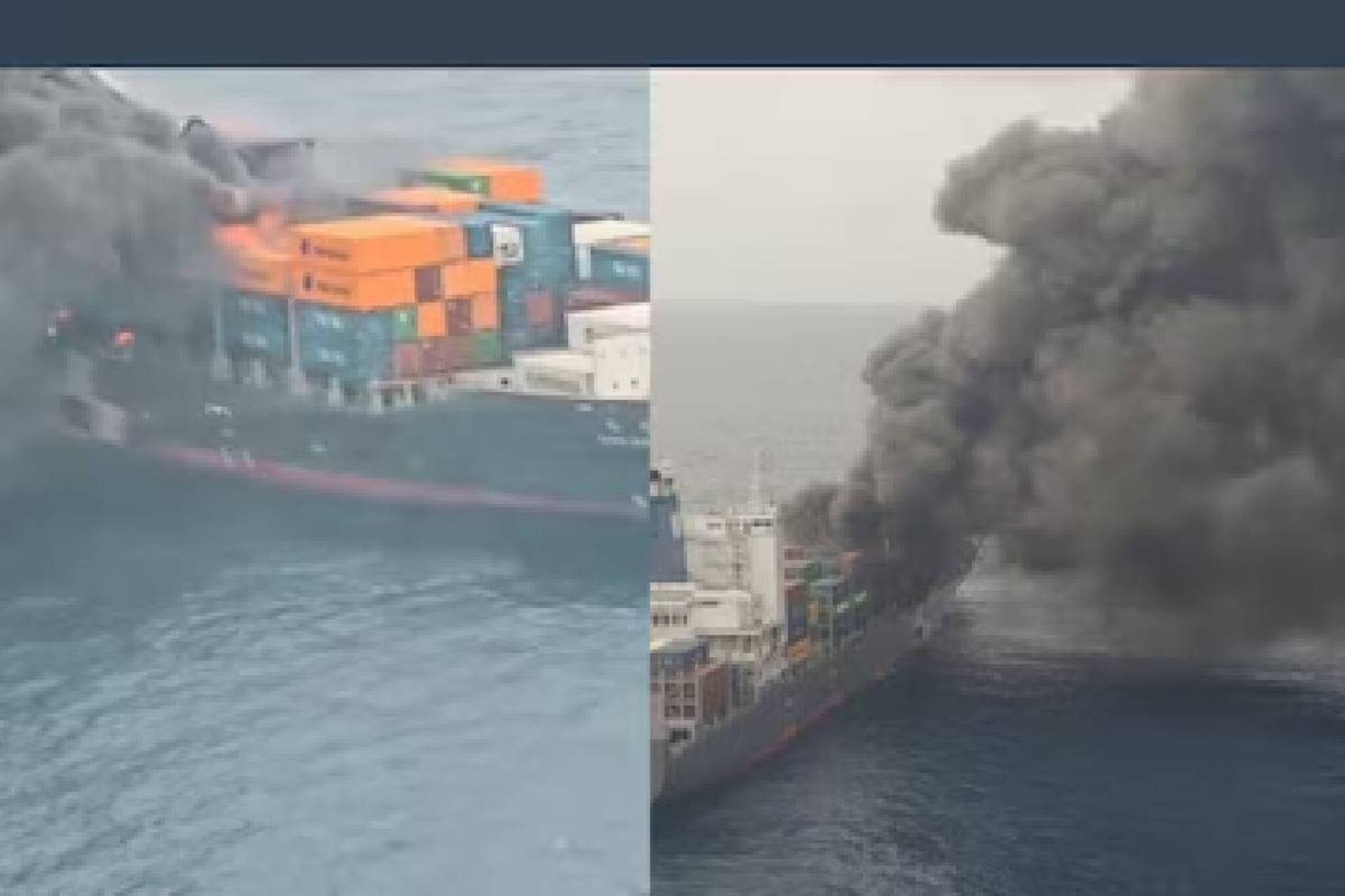 വാൻഹായ് കപ്പലിന് തീപിടിച്ച സംഭവത്തിലും പൊലീസ് നടപടി; ഉടമയ്ക്കും ക്യാപ്റ്റനുമെതിരെ കേസെടുത്തു