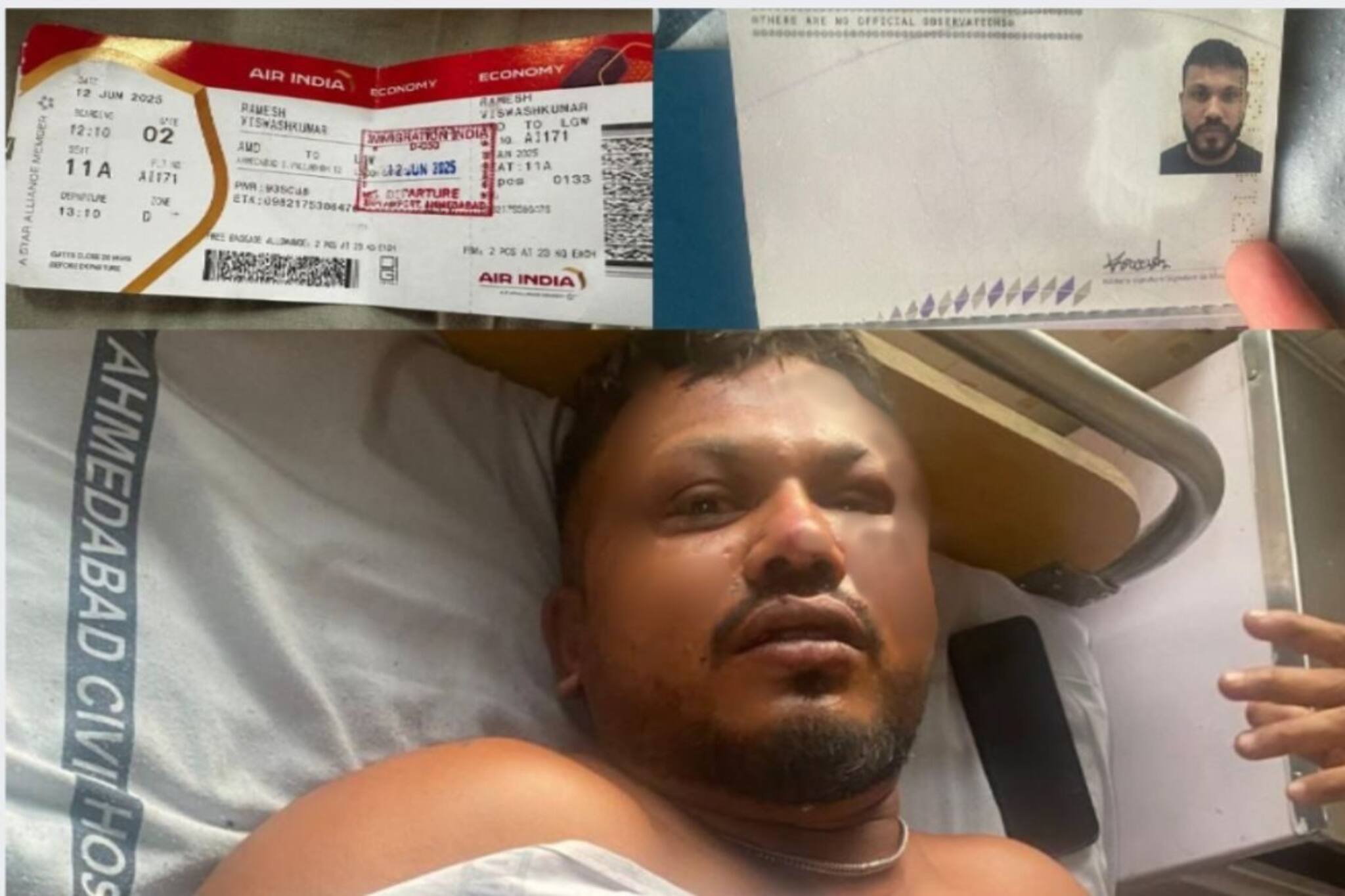 Ahmedabad Plane Crash: ഫോൺ പോലും പോയില്ല; വിശ്വാസ് കുമാറിൻ്റെ രണ്ടാം ജന്മം