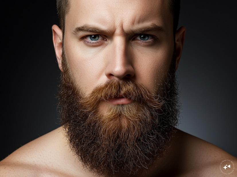 Generated image Beard health