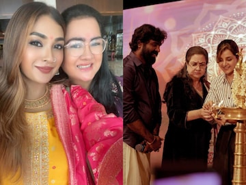 ഉർവശിയും കുഞ്ഞാറ്റയും, പാബ്ലോ പാർട്ടിയുടെ പൂജാ വേളയിൽ നിന്നും