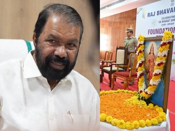 ഭാരതാംബയുടെ ചിത്രം വെക്കില്ലെന്ന് നേരത്തെ ഉറപ്പ് ലഭിച്ചിരുന്നുവെന്നാണ് മന്ത്രിയുമായി അടുപ്പമുള്ള വൃത്തങ്ങൾ പറയുന്നത്