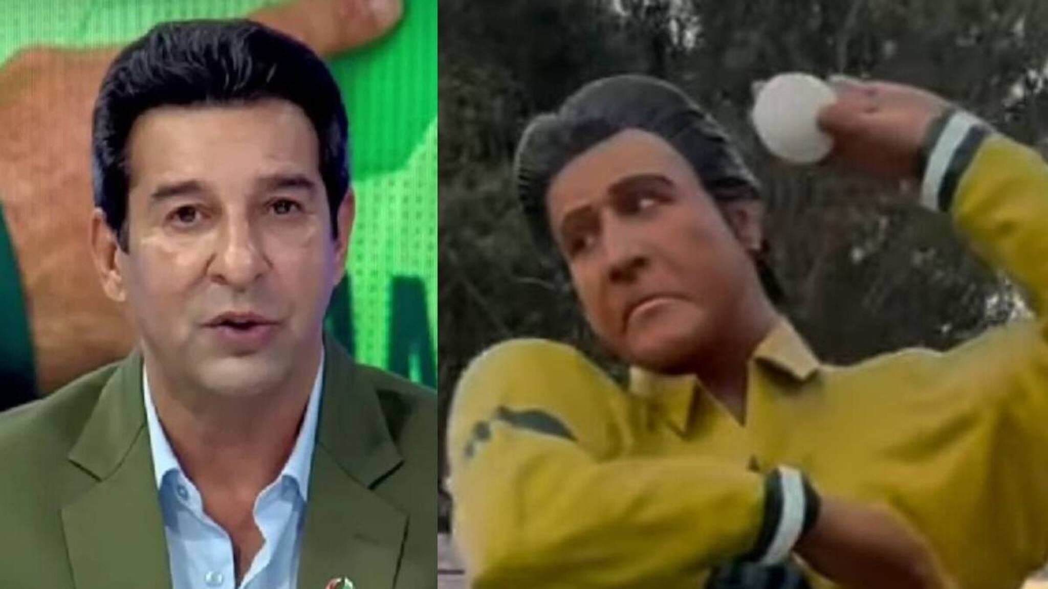 വസീം അക്രത്തിന് ആദരമായി പൂര്‍ണകായ പ്രതിമ; ഇതെന്ത് അക്രമമെന്ന് ആരാധകര്‍