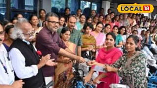 കുടുംബശ്രീ അംഗങ്ങൾക്ക് മന്ത്രി എം.ബി രാജേഷ് ഇ സൈക്കിൾ കൈമാറി കുടുംബശ്രീ അംഗങ്ങൾക്ക് മന്ത്രി എം.ബി രാജേഷ് ഇ സൈക്കിൾ കൈമാറി