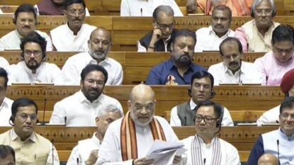 (Pic: Screengrab from SansadTV) (Pic: Screengrab from SansadTV)