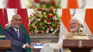 മുഹമ്മദ് മുയിസും നരേന്ദ്ര മോദിയും (PTI Image)