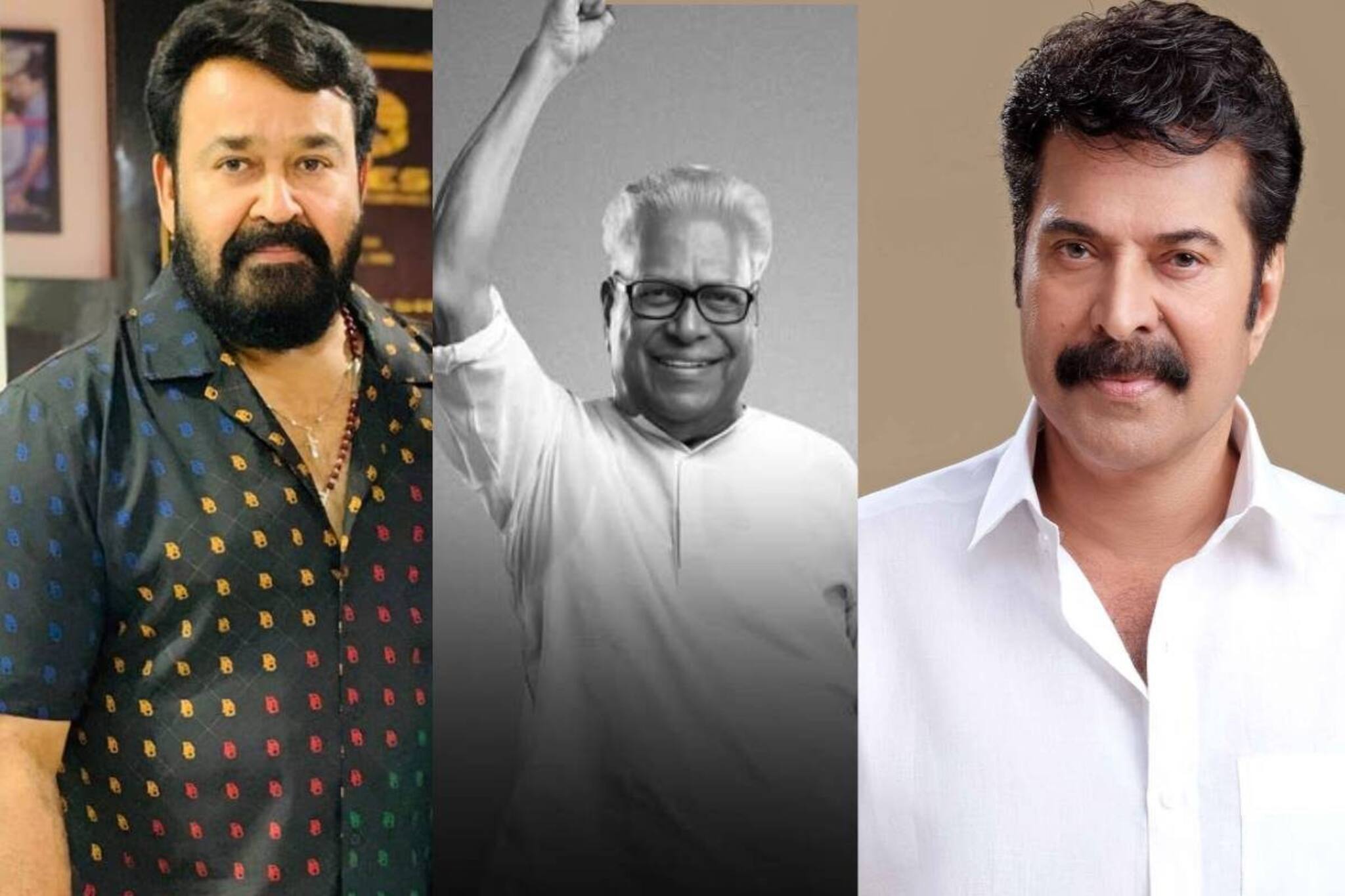 V S Achuthanandan|ജീവിതം സമരമാക്കിയ ജനനായകനെന്ന് മോഹൻലാൽ; ആദരാഞ്ജലികൾ അർപ്പിച്ച് മമ്മൂട്ടി