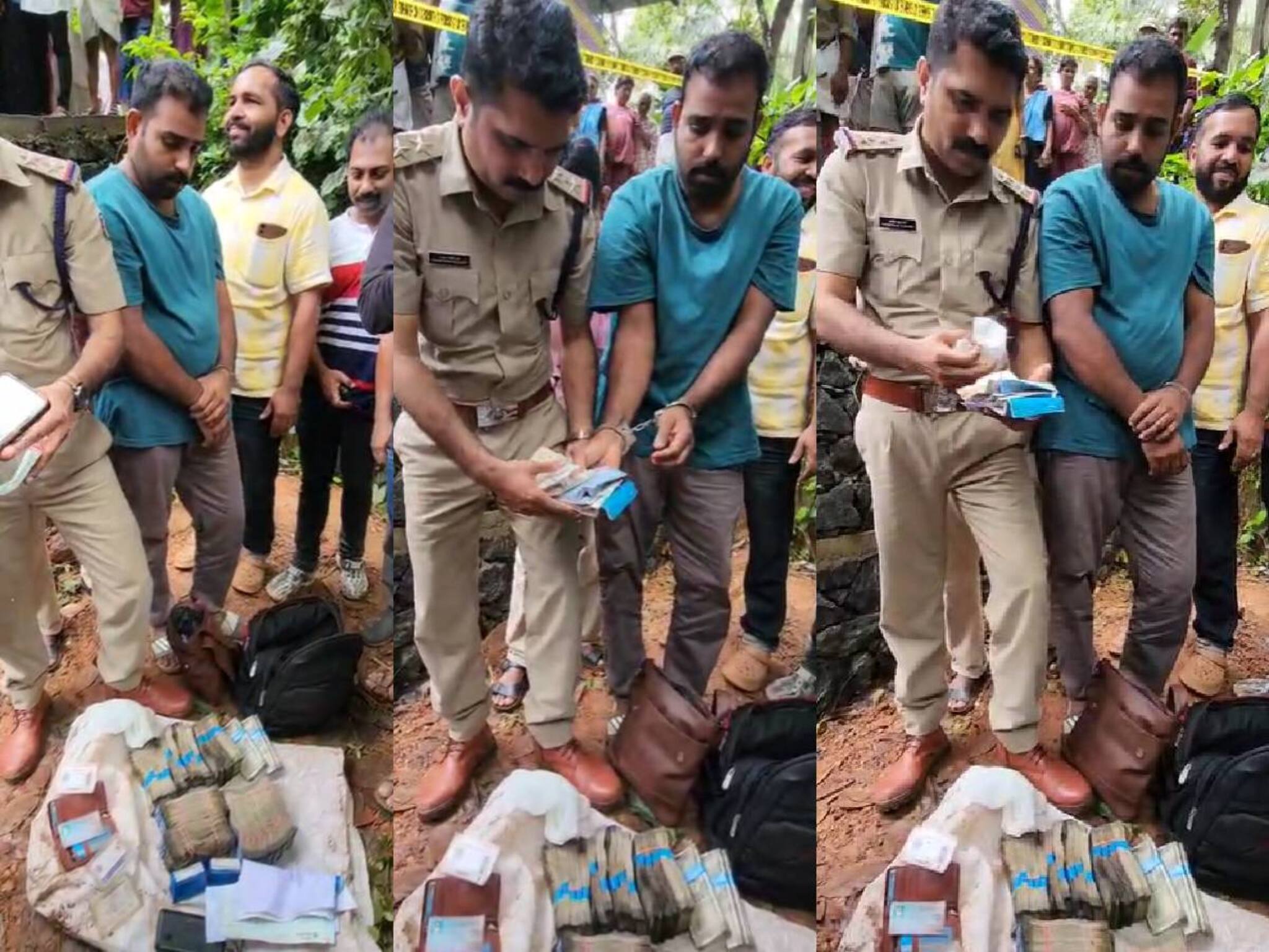 കോഴിക്കോട് പന്തീരാങ്കാവിലെ ബാങ്കിൽ നിന്ന് പണം തട്ടിയെടുത്ത 39 ലക്ഷം രൂപ പറമ്പിൽ കുഴിച്ചിട്ട നിലയിൽ