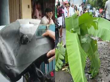 തൃശൂർ അയ്യന്തോളിൽ കുറുഞ്ഞാക്കൽ ജം​ഗ്ഷനിലായിരുന്നു അപകടം