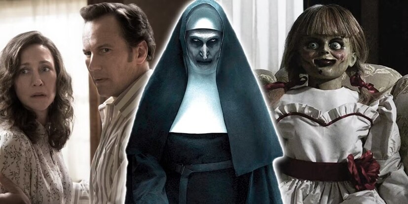 The Conjuring Universe, The Conjuring, Horror Movies, Vera Farmiga, Patrick Wilson, Ed and Lorraine Warren, The Nun, The Conjuring Universe, James Wan, Annabelle, The Nun, horror franchise, Ed and Lorraine Warren, true events, box office records, Hollywood horror, final chapter, horror movie franchise, conjuring universe ,conjuring universe Made for Rs 1817 crore, earned 17400 crore,ദി കൺജുറിംഗ് യൂണിവേഴ്‌സ്,ദി കൺജുറിംഗ്, അന്നബെല്ലെ , ദി കൺജുറിംഗ് 2 ,അന്നബെൽ: ക്രിയേഷൻ, ദി നൺ ,അന്നാബെൽ കംസ് ഹോം ദി കൺജുറിംഗ്: ദി ഡെവിൾ മെയ്ഡ് മി ഡു ഇറ്റ് ,ദി നൺ 2 ,എഡ്, ലോറൈൻ വാറൻ ,1817 കോടി രൂപ ബഡ്ജറ്റിൽ,ചിത്രം നേടിയത് 17,400 കോടി രൂപ,ഏറ്റവും കൂടുതൽ കളക്ഷൻ നേടിയ ഹൊറർ സിനിമ,ഹൊറർ സിനിമ