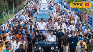  കൊടുവള്ളി മേല്പലത്തിലൂടെ ആദ്യ യാത്ര നടത്തി മുഖ്യമന്ത്രി പിണറായി വിജയന് 