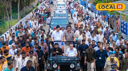  കൊടുവള്ളി മേല്പലത്തിലൂടെ ആദ്യ യാത്ര നടത്തി മുഖ്യമന്ത്രി പിണറായി വിജയന് 